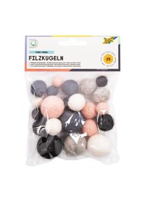 Palline di feltro Pure Trend 3 misure multicolore 25 pezzi