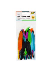 Indianerfedern Mix mehrfarbig 10g