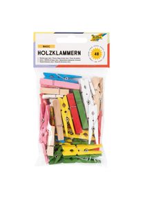 Holzklammern Basic 48 Stück