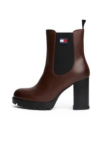 Tommy Jeans, Femmes Chelsea Boots, marron / noir