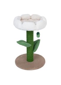 TIAKI Nature Kratzbaum Blossom weiss für Katzen