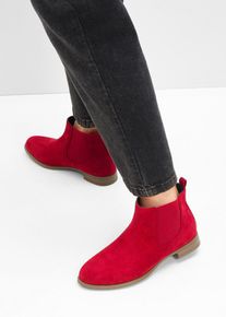 Chelsea-Boots in rot, Gr&ouml;sse 42, bonprix