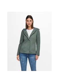 Only, Unisex, Only Kurzjacke &raquo;ONLSEDONA LIGHT SHORT JACKET&laquo; mit Kapuze, balsam gr&uuml;n detail:melange, XS (34), Kurze Jacke von Only