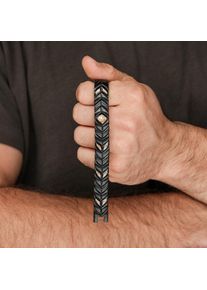 Holzkern Armband Prelude (Koa/Schwarz), Naturholz, Herren, größenverstellbar