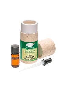 Aromalife Melisse 100% Bio ätherisisches Öl mit Pipette, 1 ml