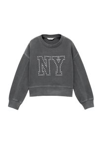 Mango Kids Sweatshirt 'NYSET' M&auml;dchen Gr&ouml;&szlig;e 140 anthrazit