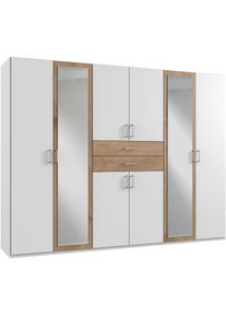 Kleiderschrank »Diver Drehtürenschrank mit Spiegel, 180, 225 o. 270cm breit«, Bestseller Schlafzimmerschrank wahlweise 3 Innenausstattungen , wimex
