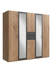 Kleiderschrank »Diver Drehtürenschrank mit Spiegel, 180, 225 o. 270cm breit«, Bestseller Schlafzimmerschrank wahlweise 3 Innenausstattungen , wimex