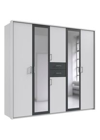 Kleiderschrank »Diver Drehtürenschrank mit Spiegel, 180, 225 o. 270cm breit«, Bestseller Schlafzimmerschrank wahlweise 3 Innenausstattungen , wimex