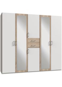 Kleiderschrank »Diver Drehtürenschrank mit Spiegel, 180, 225 o. 270cm breit«, Bestseller Schlafzimmerschrank wahlweise 3 Innenausstattungen , wimex