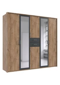 Kleiderschrank »Diver Drehtürenschrank mit Spiegel, 180, 225 o. 270cm breit«, Bestseller Schlafzimmerschrank wahlweise 3 Innenausstattungen , wimex