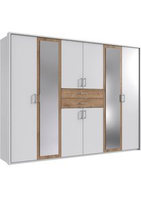 Kleiderschrank »Diver Drehtürenschrank mit Spiegel, 180, 225 o. 270cm breit«, Bestseller Schlafzimmerschrank wahlweise 3 Innenausstattungen , wimex