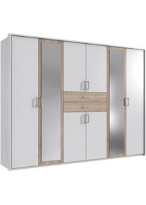 Kleiderschrank »Diver Drehtürenschrank mit Spiegel, 180, 225 o. 270cm breit«, Bestseller Schlafzimmerschrank wahlweise 3 Innenausstattungen , wimex