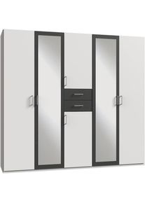 Kleiderschrank »Diver Drehtürenschrank mit Spiegel, 180, 225 o. 270cm breit«, Bestseller Schlafzimmerschrank wahlweise 3 Innenausstattungen , wimex