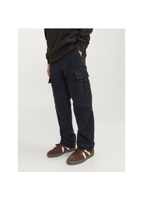 Jack & Jones Jack & Jones Junior, Herren, Cargohose &raquo;JPSTKANE praktisch, pflegeleicht, l&auml;ssig&laquo; unifarben, modisch, relaxed fit, Web, schwarz, 146, N-Gr, Praktische