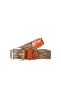 Jack & Jones Jack & Jones, Herren, Stretchg&uuml;rtel &raquo;JACSPRING WOVEN BELT NOOS&laquo; mit silberfarbener Schliesse, incense, 80, Herreng&uuml;rtel von Jack&Jones