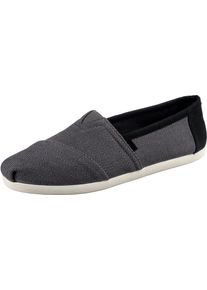 Toms Shoes TOMS, Hommes Espadrilles 'Alpargata', gris foncé / noir