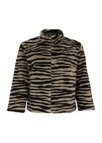 Noisy may Curve, Femmes Veste mi-saison 'NMSEOUL', taupe / noir