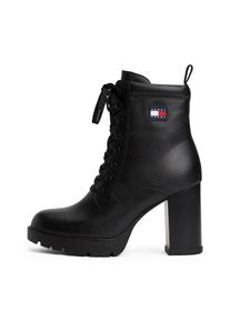 Tommy Jeans Stiefel Damen, schwarz, Gr&ouml;&szlig;e 37