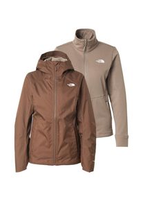 The North Face, Femmes Veste outdoor 'Quest', marron / blanc