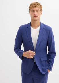 Veste de costume extensible slim en bleu pour homme, Taille 56, Couleur/Motif: bleu nuit, bonprix