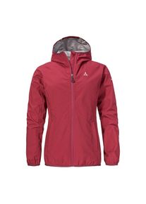 Schöffel Schöffel , Regenjacke »Jacket Style Migandi WMS«, (1 St.), mit Kapuze, Winddicht, wasserabweisend Übergangsjacke , rot , Elastischer Saumabschluss...