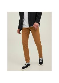 Jack & Jones Jack & Jones , Chinos »JPSTMARCO mit Stretchkomfort und schmalem Bein« mit Reissverschluss , orange , Herren-Chino von Jack & Jones