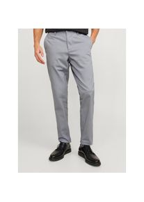 Jack & Jones Jack & Jones , Chinos »JPSTMARCO mit Stretchkomfort und schmalem Bein« mit Reissverschluss , grau , Herren-Chino von Jack & Jones