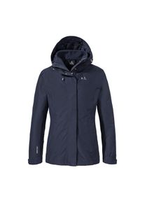 Schöffel Schöffel , 3-in-1-Funktionsjacke »3in1 Jacket Style Okere WMS«, (2 St.), mit Kapuze, Wasserdicht, winddicht, atmungsaktiv Übergangsjacke , blau ,...