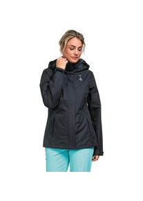 Schöffel Schöffel , Outdoorjacke »Jacket Gmund L«, (1 St.), mit Kapuze, Winddicht, wasserabweisend, atmungsaktiv Übergangsjacke , schwarz , Komplett getapte...