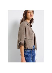 Street One, Unisex, Street One Cordjacke mit Zipper, bark braun, 46, Jacke von Street One