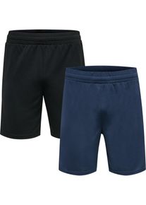 Hummel Sportshorts 'Topaz' Herren, navy / schwarz / weiß, Größe XL