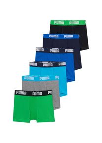 Puma Boxershorts Jungen Gr&ouml;&szlig;e 134/140 blau / navy / taupe / grasgr&uuml;n / schwarz