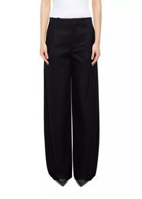 Drykorn CRAWL Bundfaltenhose in Baumwoll-Viskose-Twill in schwarz, Größe 26x34