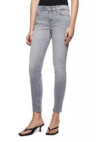 Drykorn NEED Low-Waist Skinny Jeans in Light-Grey Denim in grau, Größe 26x34