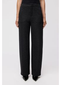 Drykorn FAE-0 Hose mit Barrel-Leg in Baumwoll-Mix in schwarz, Größe 25x32