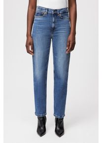 Drykorn DOWL High-Waist Mum's Cut Jeans in Mid-Blue Denim in blau, Größe 32x32