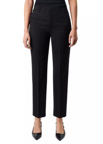 Drykorn SEARCH Tapered Fit Hose in Wollserge in schwarz, Größe 31x34