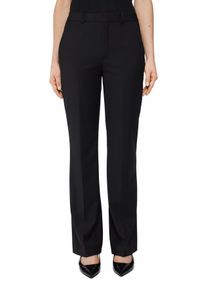 Drykorn ARGUE Hose mit Flared Leg in Bi-Stretch in schwarz, Größe 29x34