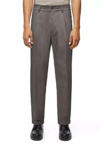 Drykorn CHASY Casual Hose mit Bundfalte in Baumwoll-Gabardine in grün, Größe 31x32