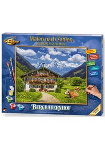 Schipper Malen nach Zahlen &raquo;Meisterklasse Premium - Bergbauernhof&laquo;, Made in Germany bunt