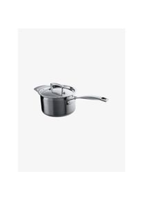 Le Creuset Casserole en acier inoxydable 3 plis avecuvercle gris