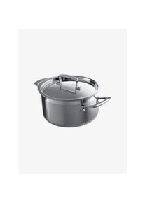 Le Creuset Bratentopf aus 3 ply Edelstahl stahlgrau