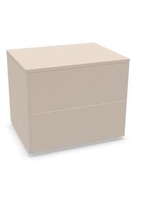 Müllermöbel Aventa Sideboard Müller Möbelwerkstätten Vorzugskombination 10 Melamin kaschmirgrau / Kunststoffgleiter