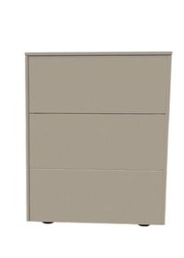 Müllermöbel Aventa Sideboard Müller Möbelwerkstätten Vorzugskombination 8 Melamin steingrau / Kunststoffgleiter