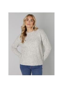 Base Level , Strickpullover »Yana«, mit Wolle , grau , Softer Pullover von Base Level