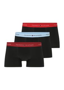 Tommy Hilfiger Underwear, Hommes Boxers, bleu clair / rouge / rouge cerise / noir