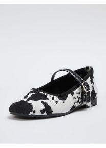 Trendyol, Femmes Ballerines &agrave; lani&egrave;res, noir / blanc