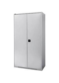 Schäfer Shop Schäfer Shop Genius Schwerlastschrank FS, Stahlblech, B 1055 x T 520 x H 1950 mm, 5 OH, weissalu, bis 1000 kg