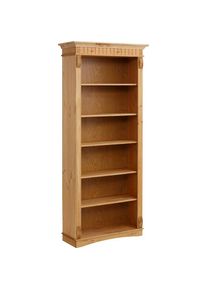 Regal »Teresa, Standregal, Bücherregal«, aus massiver Kiefer, Breite 86 cm, Höhe 193 cm, FSC , beige , Home Affaire